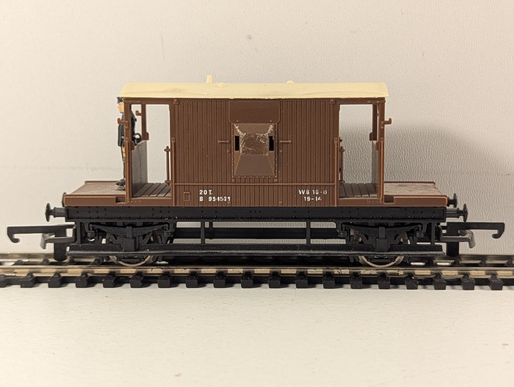 Lima OO Gauge BR 20 Ton Standard Brake Van B 954521 BR Brown