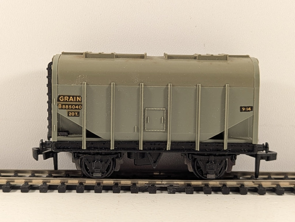 Hornby Dublo 32067 OO Gauge Grey 20-Ton Bulk Grain Wagon - Boxed