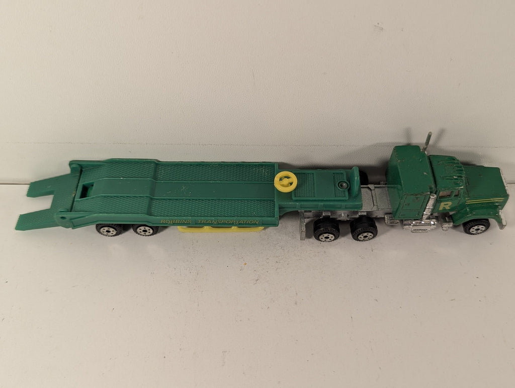 Road Champs Mack Super-Liner with Robbins Transportation Low Loader Trailer