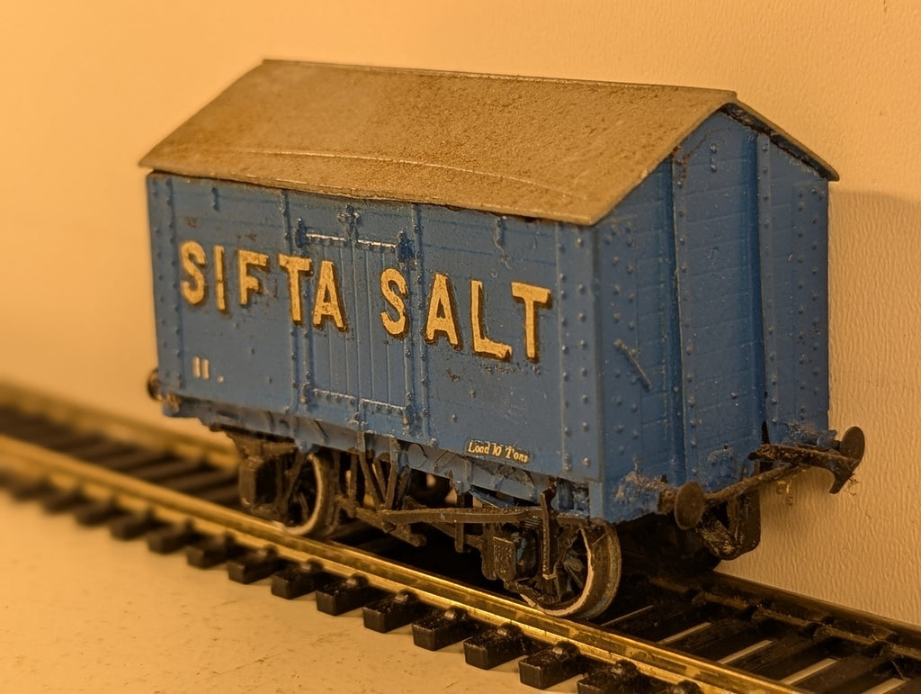 Kitbuilt OO Gauge Sifta Salt Van Goods Wagon 112
