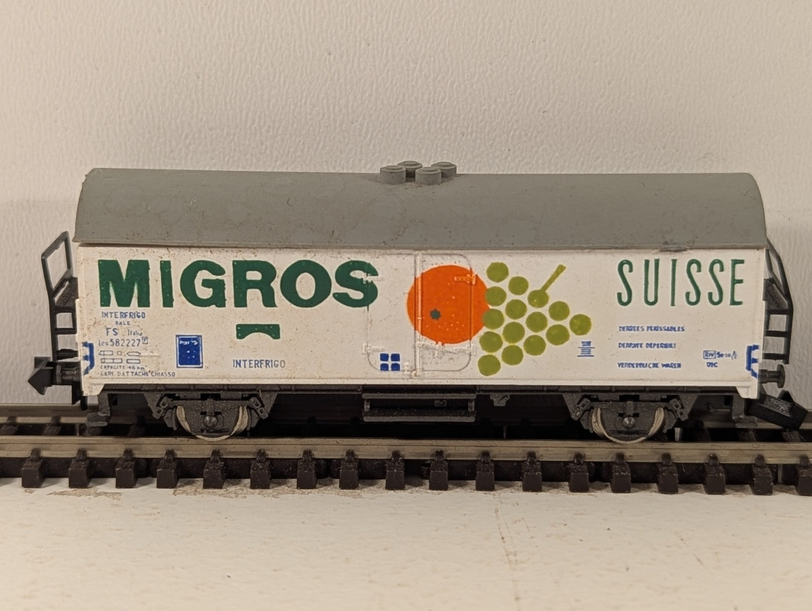 Rivarossi N Gauge Migros Suisse Interfrigo Refrigerator Car