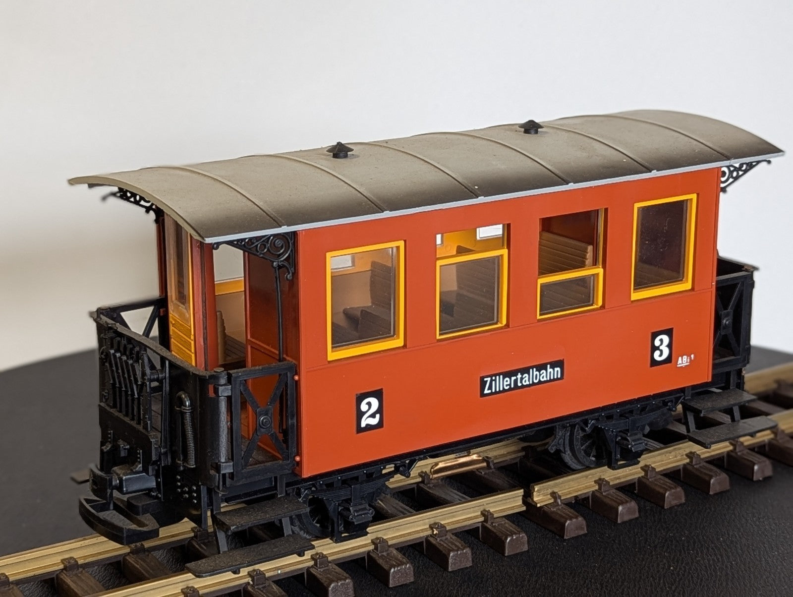 LGB G Scale Zillertalbahn Passenger Coach ABi 1 Zillertalbahn Red