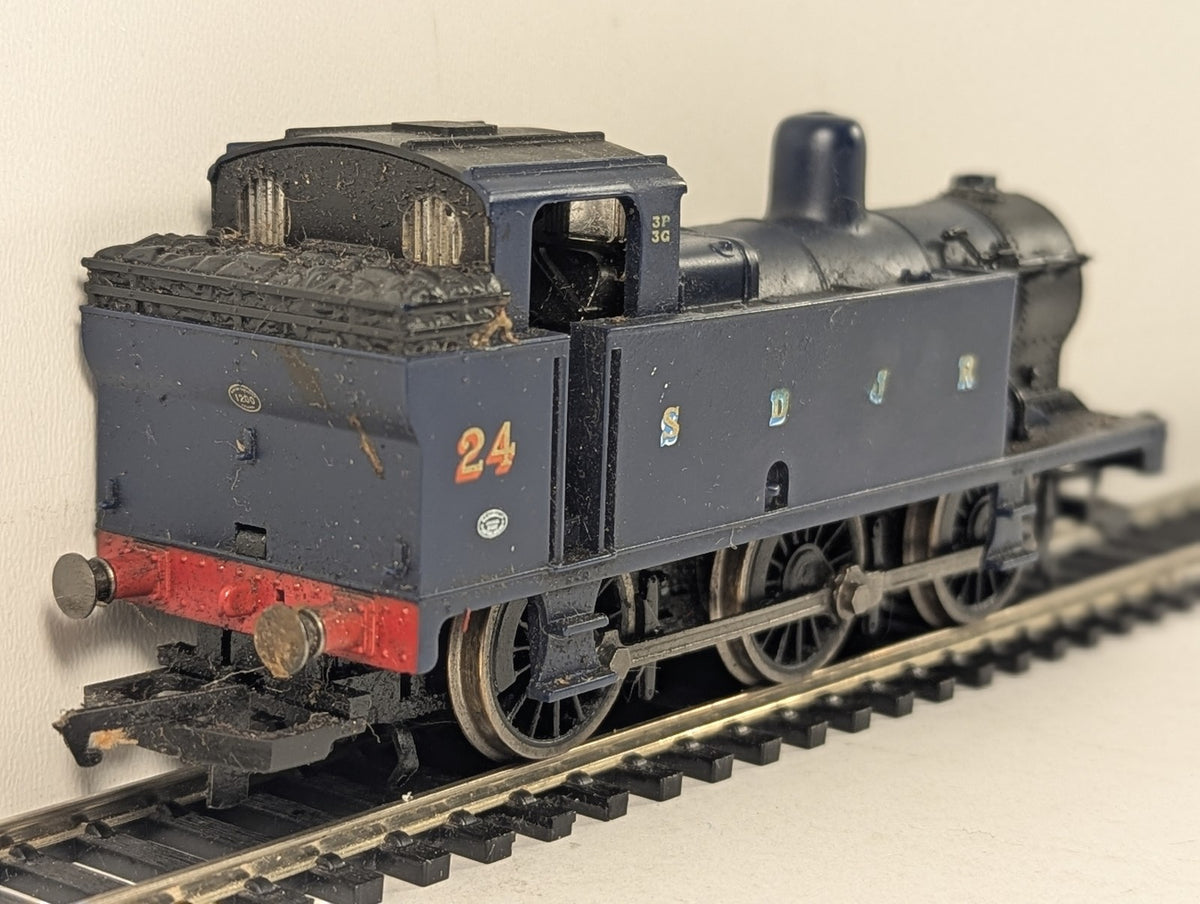 Hornby OO Gauge Class 3F Jinty 0-6-0T Locomotive 24 SDJR Blue 32-227