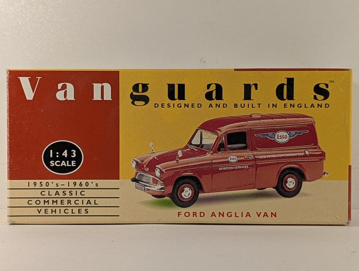 Vanguards 1:43 Ford Anglia Van Die-cast Vehicle Esso Aviation Services VA4008