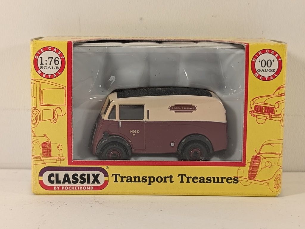 Classix OO Gauge Morris J Van Road Vehicle 1403 D/M British Railways EM76617