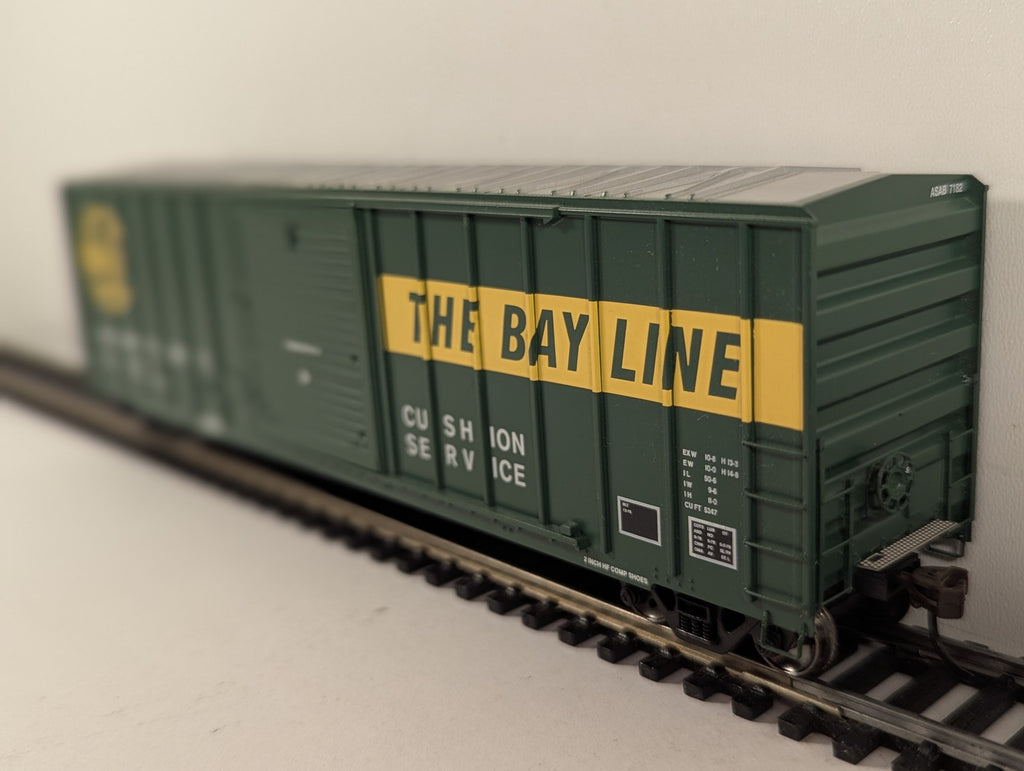 Athearn HO Scale FMC 5347 Boxcar ASAB 7182 The Bay Line