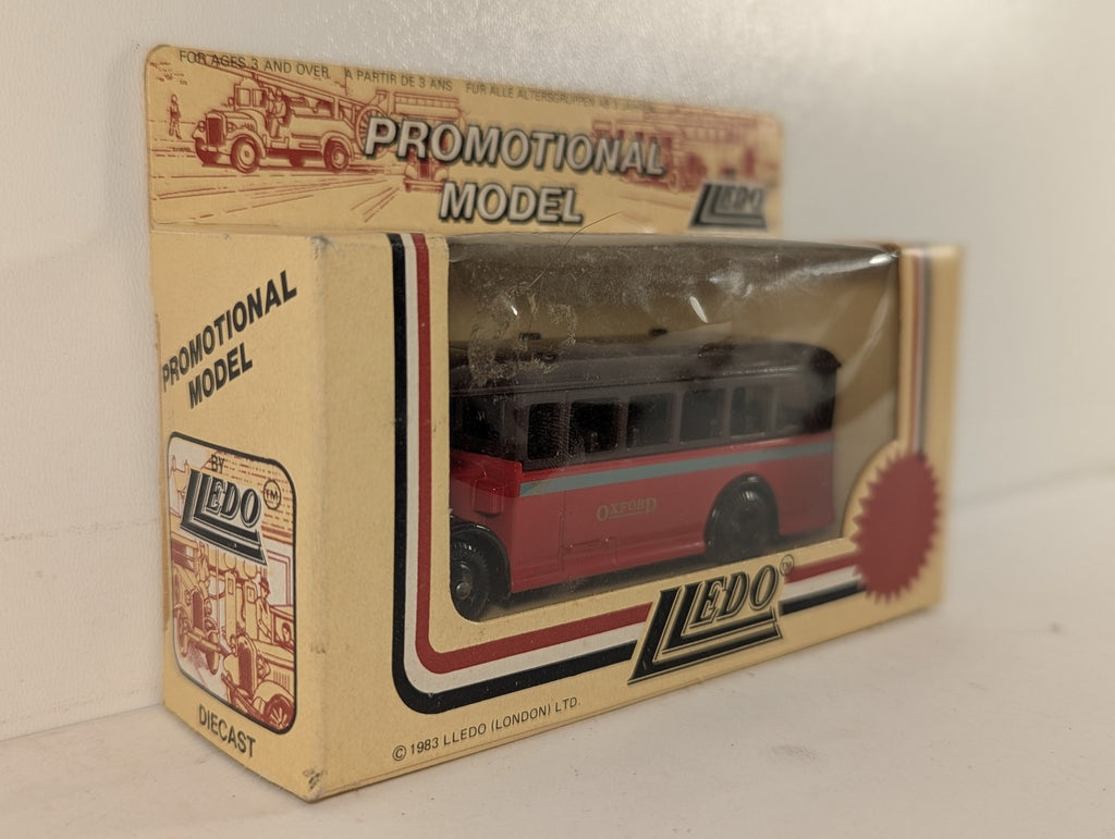 Lledo Oxford Single Deck Bus Die-cast Model Bus 727 Oxford Red & Brown