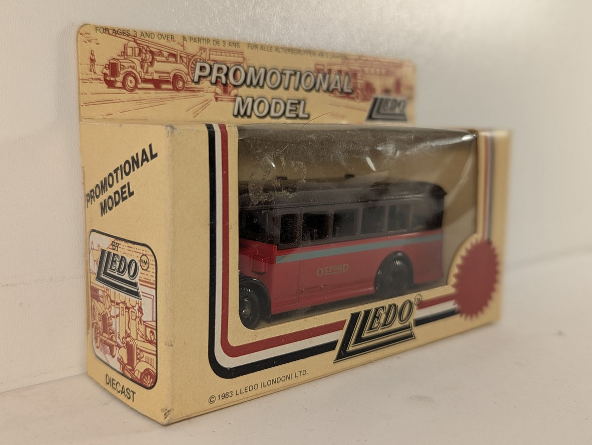 Lledo Oxford Single Deck Bus Die-cast Model Bus 727 Oxford Red & Brown