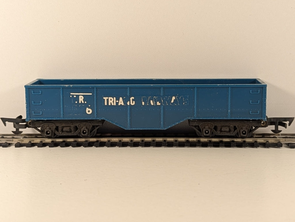 Tri-ang Hornby R116 OO/HO Gauge Transcontinental Gondola Wagon – Blue