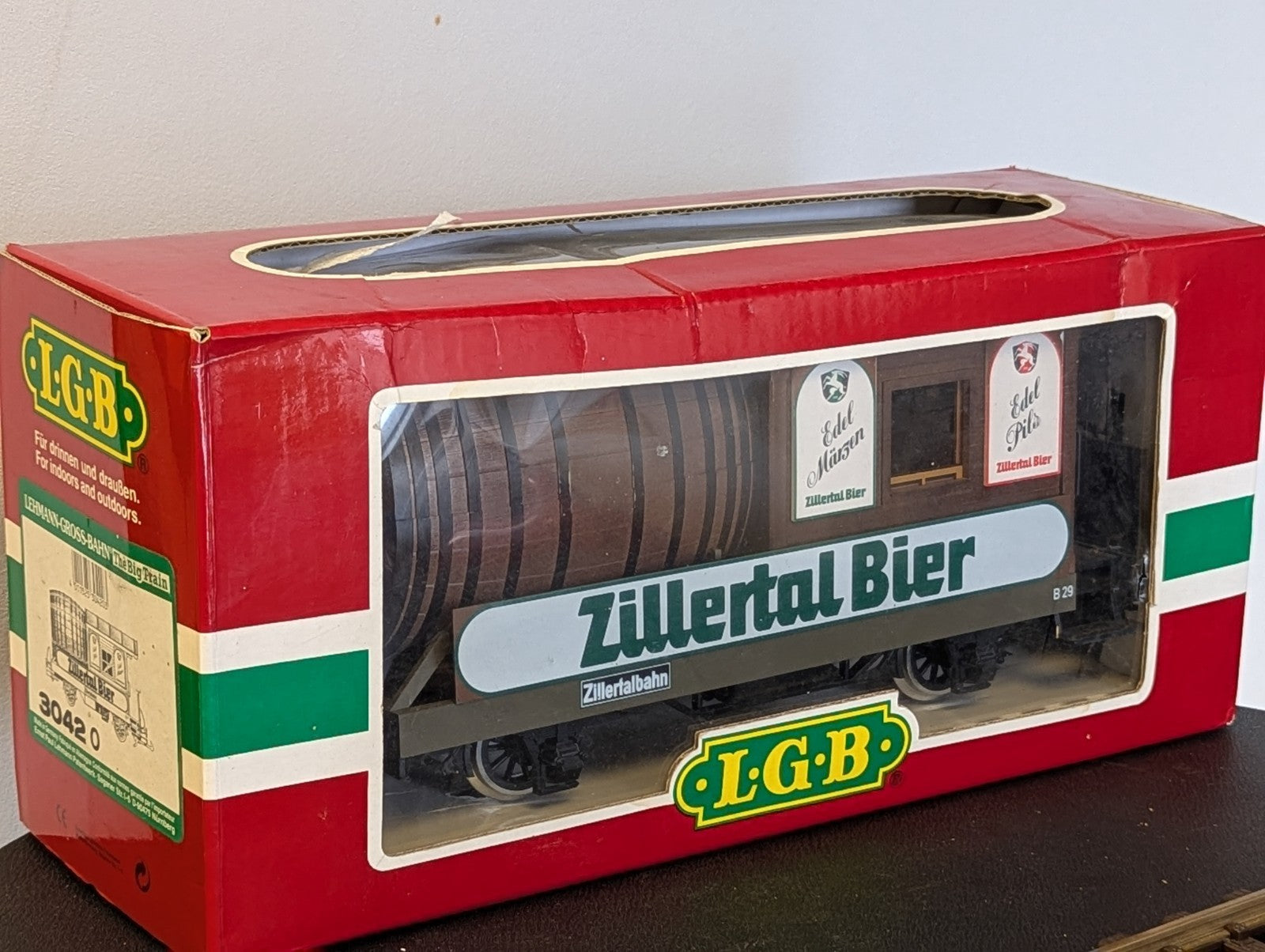 LGB G Scale Zillertal Bier Barrel Wagon Goods Wagon B 29