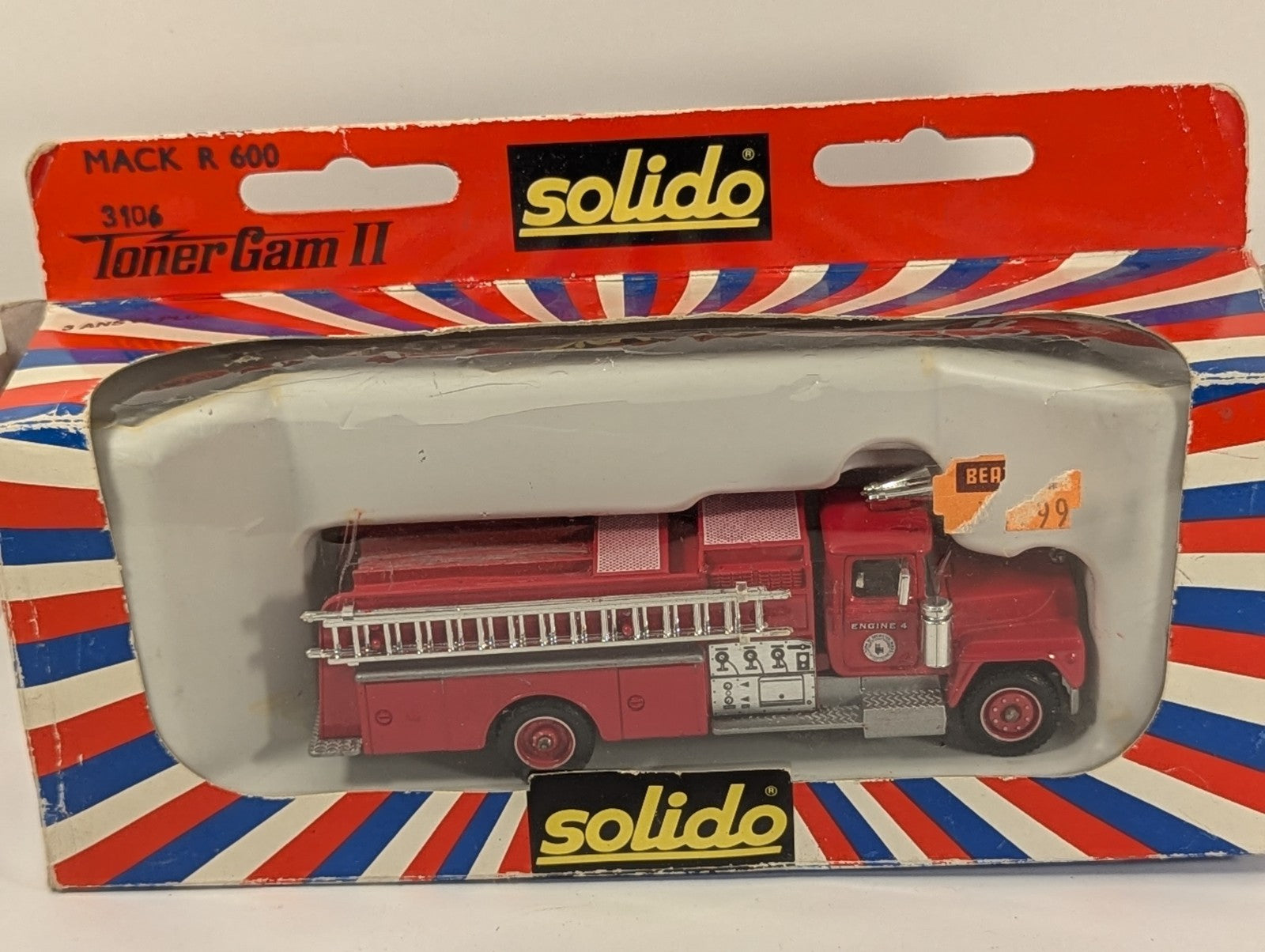 Solido 3106 Mack R 600 Brewster Fire Department Engine 4