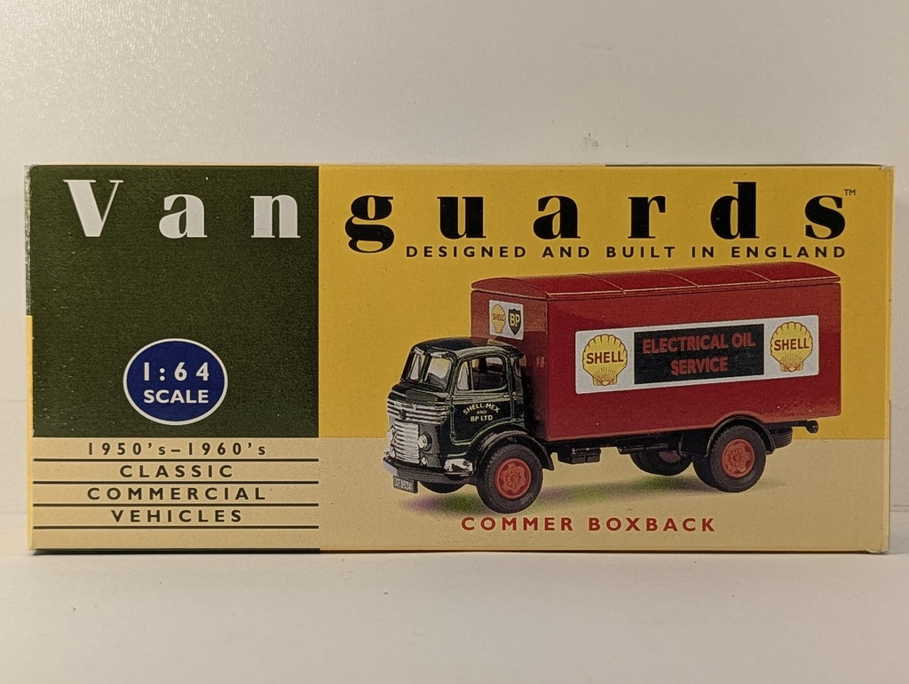 Vanguards 1:64 Commer Boxback Shell Electrical Oil Service Commercial Vehicle
