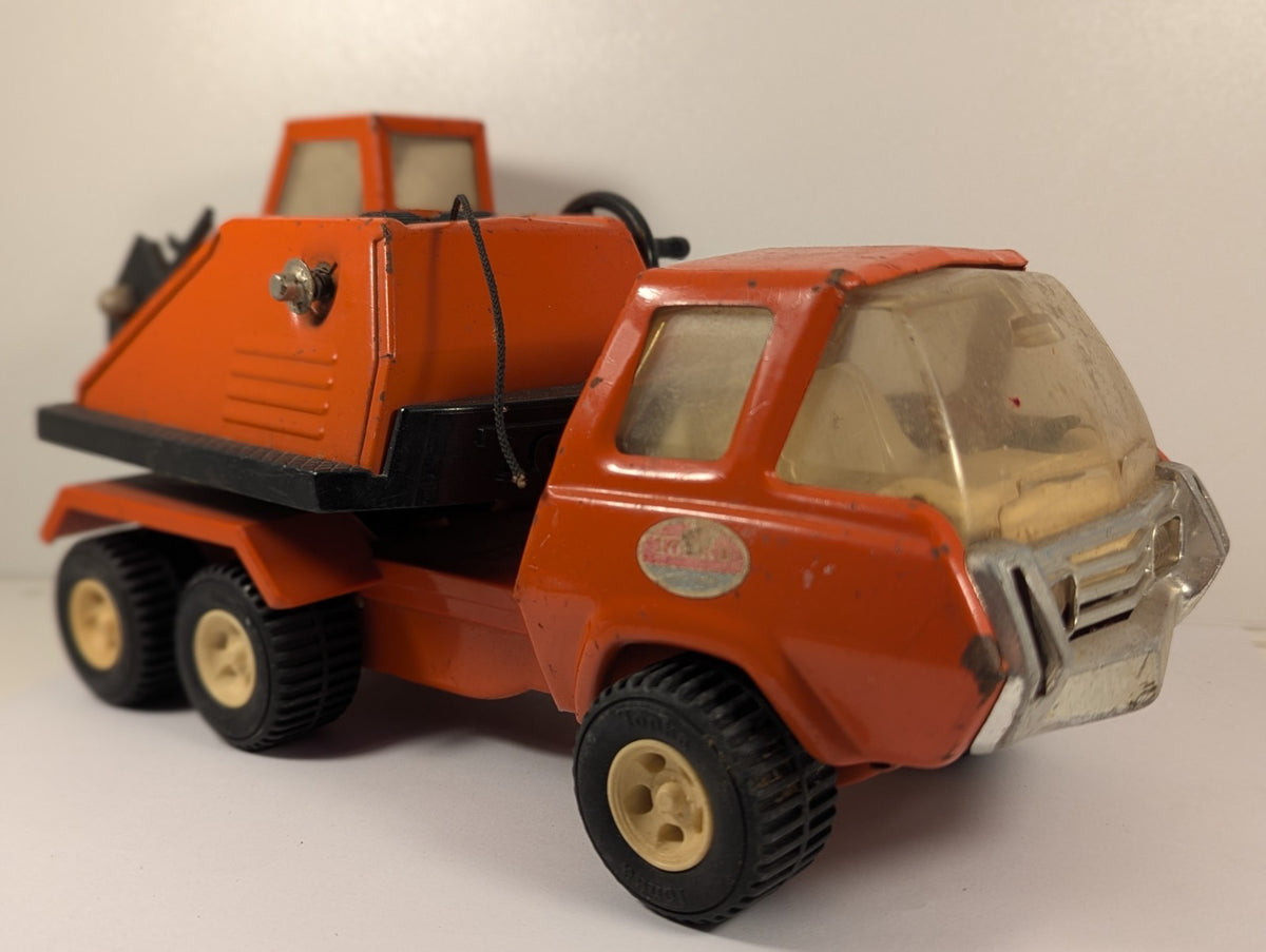 Tonka Orange Crane Toy (Missing Crane Arm)