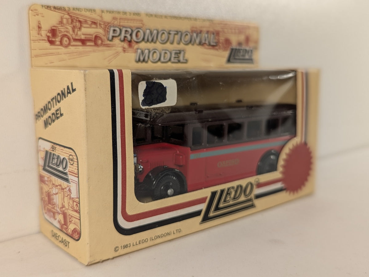 Lledo Oxford Single Decker Bus Die-cast Model 727 City of Oxford (Red and Brown)