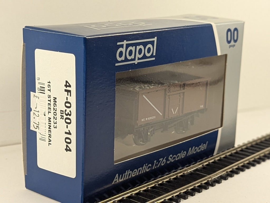 Dapol OO Gauge 16T Steel Mineral Wagon Goods Wagon M620233 BR Bauxite 4F-030-104