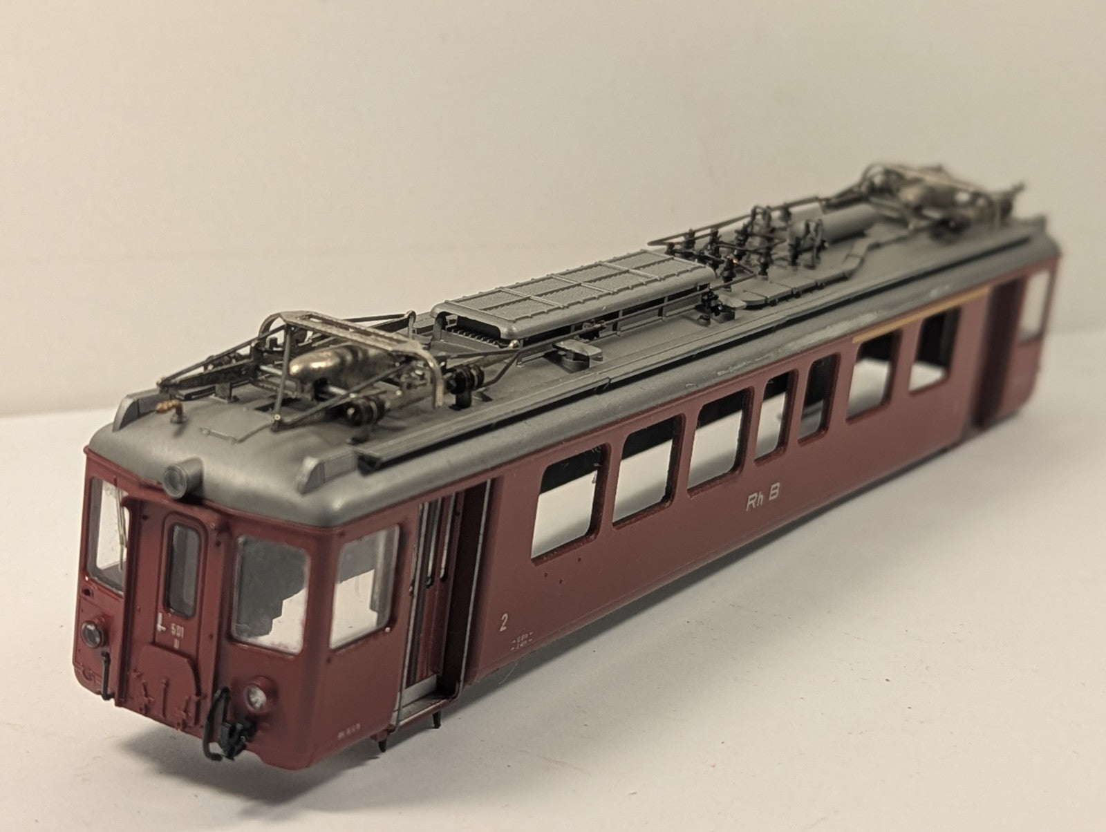 Bemo 1265-111 H0e Gauge RhB Class ABe 4/4 Railcar Body Shell - Boxed