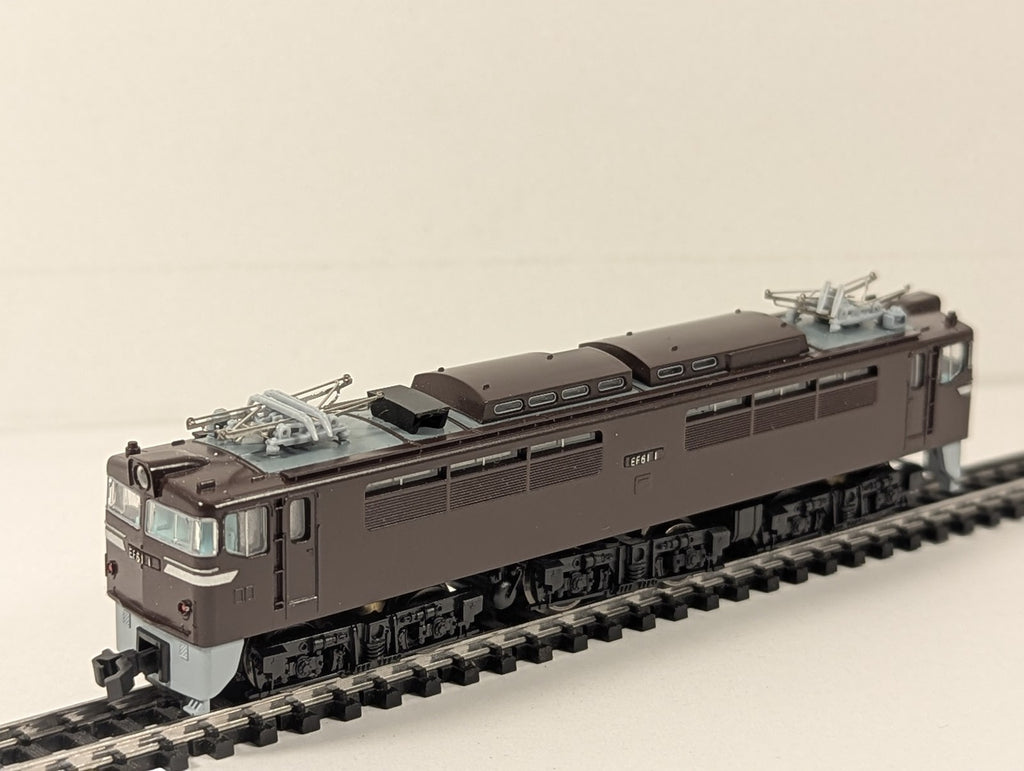 Kato N Gauge Class EF61 Electric Locomotive EF61 1 JNR Brown