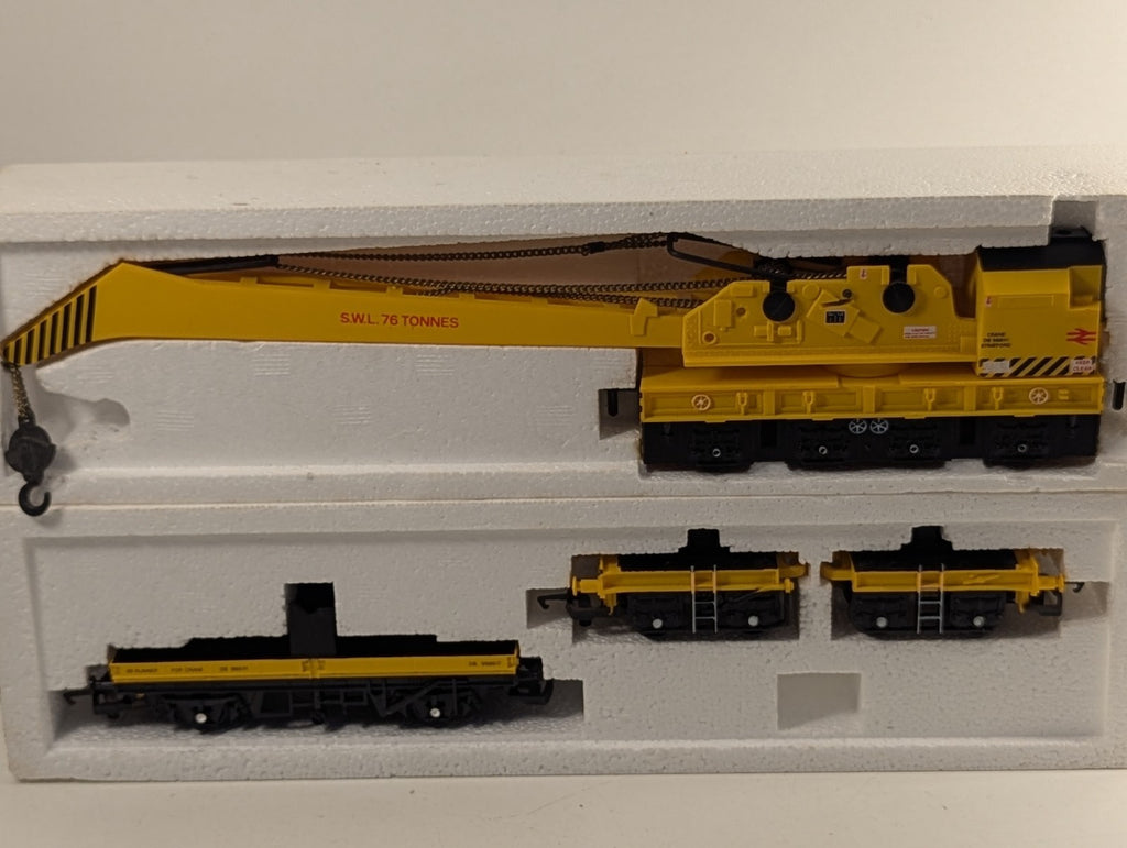 Hornby OO Gauge R749 BR Yellow 75 Ton Operating Breakdown Crane DB966111