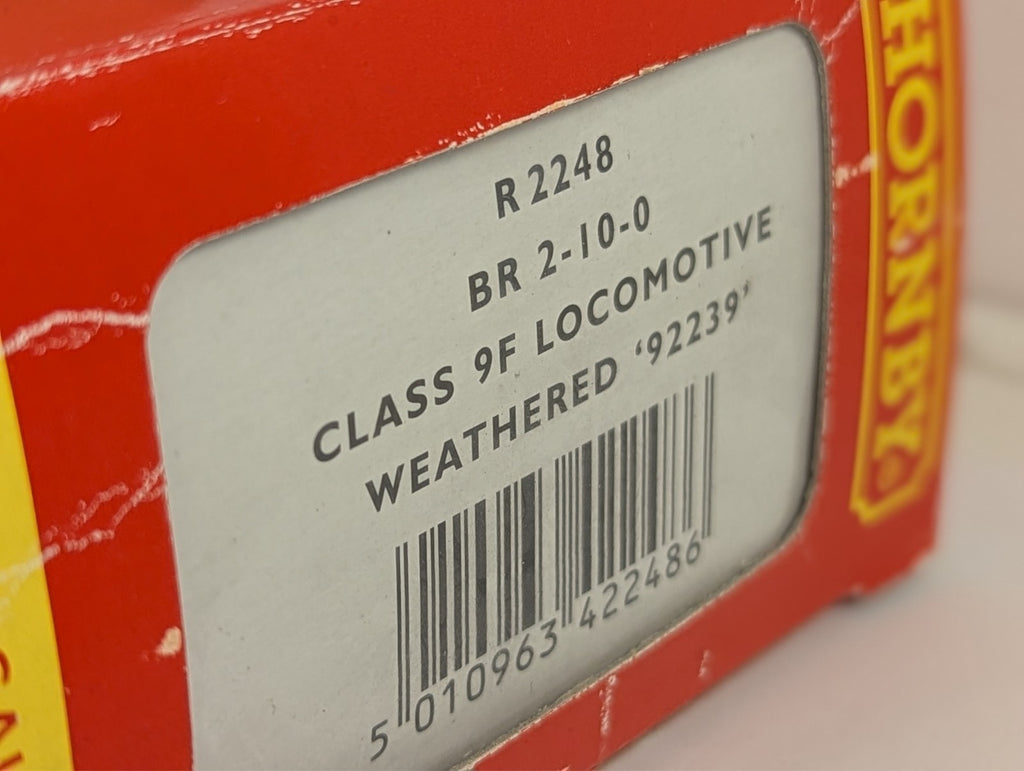 Hornby R2248 BR Class 9F  Weathered Steam Locomotive - Boxed - Spares/Repairs