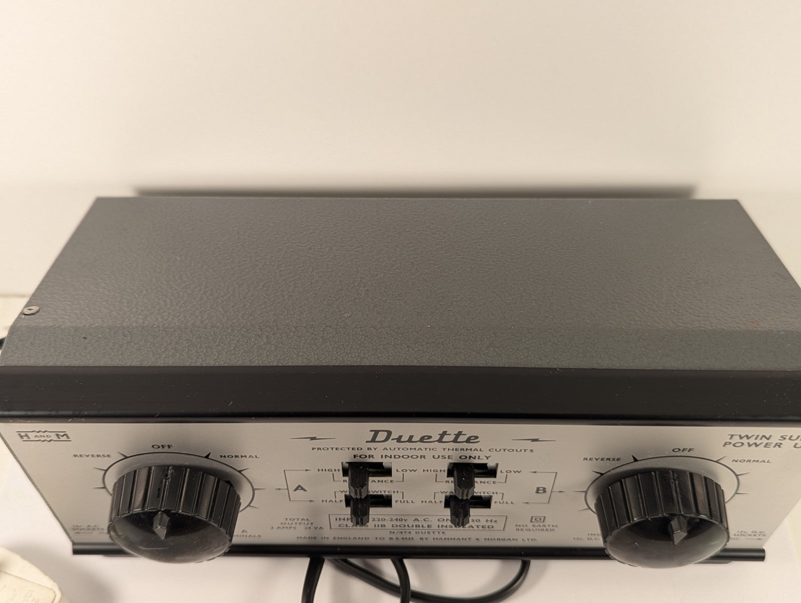 Hammant & Morgan Duette Transformer Controller