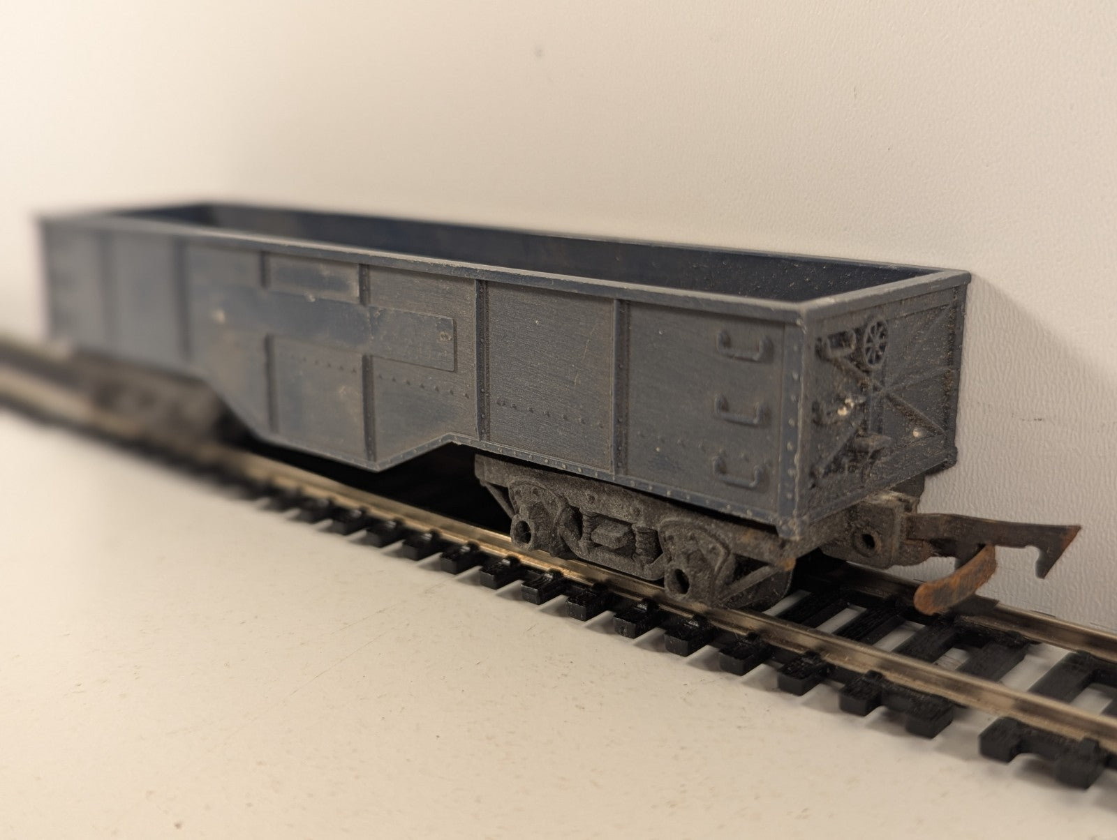 Tri-ang R.116 OO Gauge Gondola Wagon Blue
