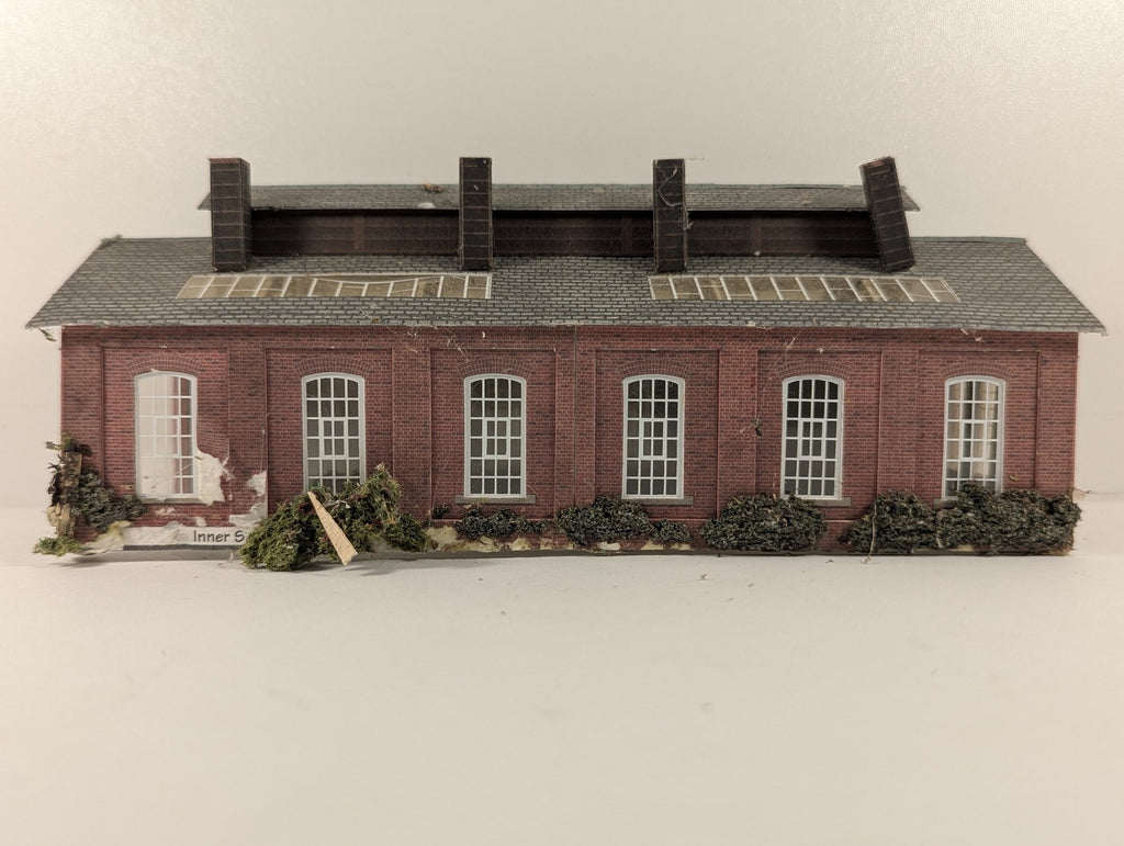 Metcalfe Models N Gauge Double Track Engine Shed Building Red Brick PO223