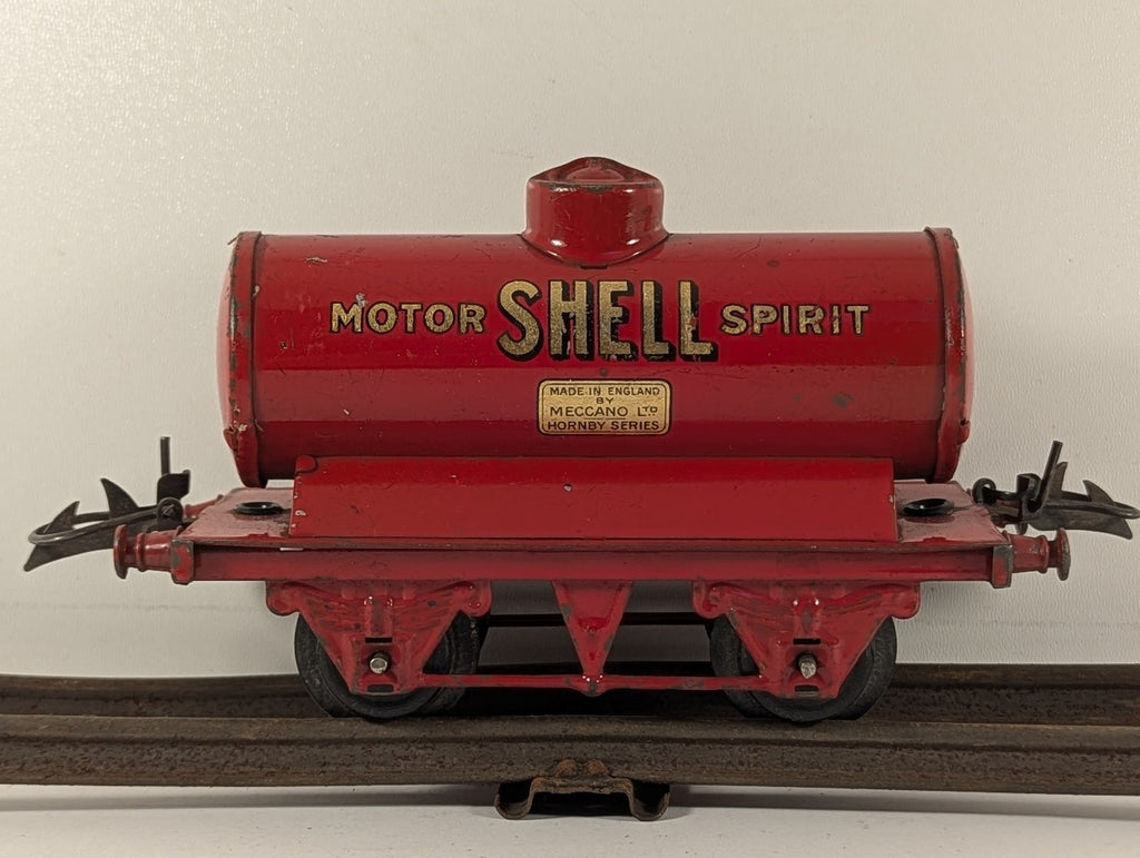 Hornby O Gauge No. 1 Motor Shell Spirit Tank Wagon Shell Motor Spirit Red