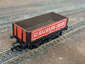 Mainline OO Gauge 37-131 5 Plank open wagon Ellis and Everard on model railway track