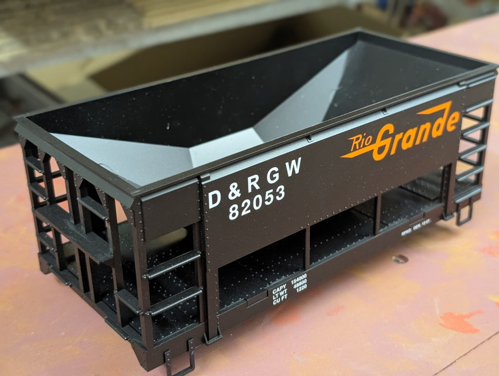 PIKO 38813 D&RGW Ore-Car Single bay open top, No Chassis