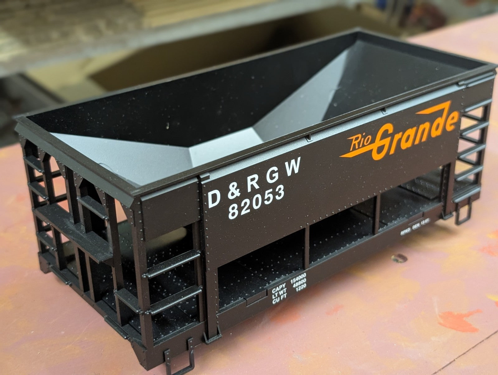 PIKO 38813 D&RGW Ore-Car Single bay open top, No Chassis