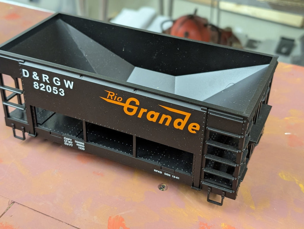 PIKO 38813 D&RGW Ore-Car Single bay open top, No Chassis
