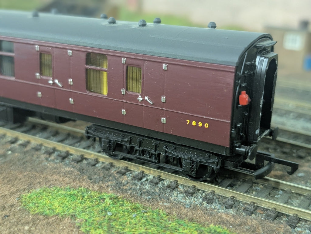 Triang LMS Coach Brake Class Repainted Renumbered 7890
