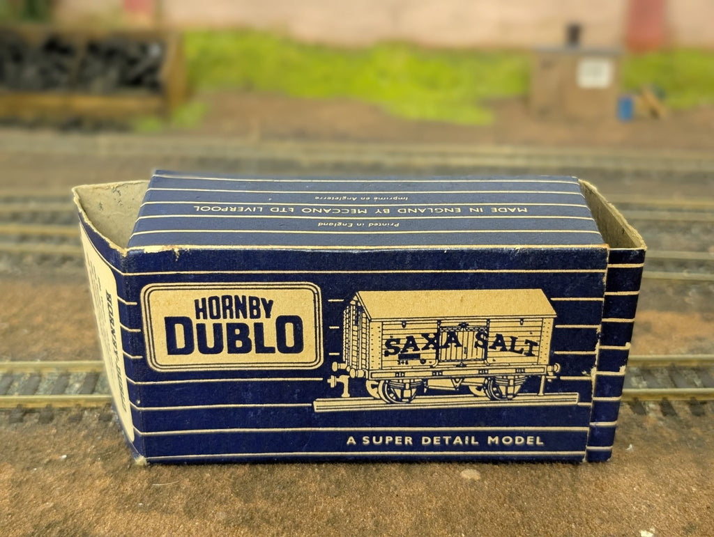Hornby Dublo 32068 OO Gauge SD6 Saxa Salt Box Van Boxed