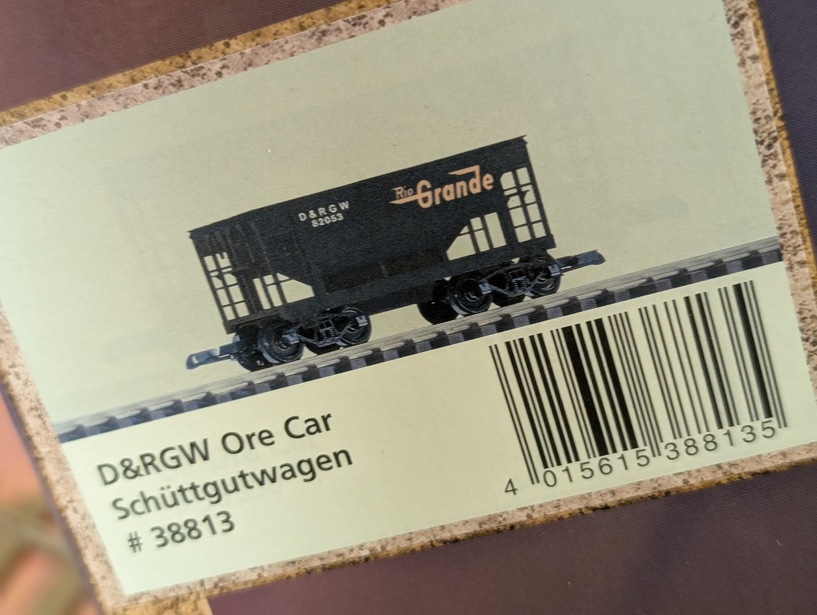 PIKO 38813 D&RGW Ore-Car Single bay open top, No Chassis