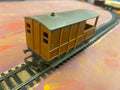 Tri-ang R124 OO gauge Western Region brake van W6297 on a model railway track