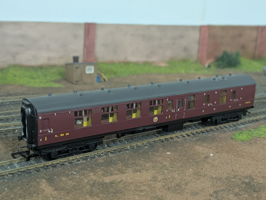 Triang LMS Coach Brake Class Repainted Renumbered 7890